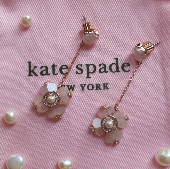 Kate Spade♠️Rose Quartz Earrings
